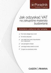 Jak odzyskać VAT na zakupione materiały budowlan