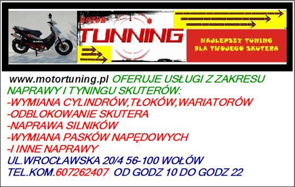 Naprawa i tuning skuterów ,dolnośląskie, Wołów, dolnośląskie