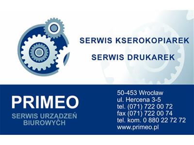 Serwis urządzeń biurowych PRIMEO - kliknij, aby powiększyć