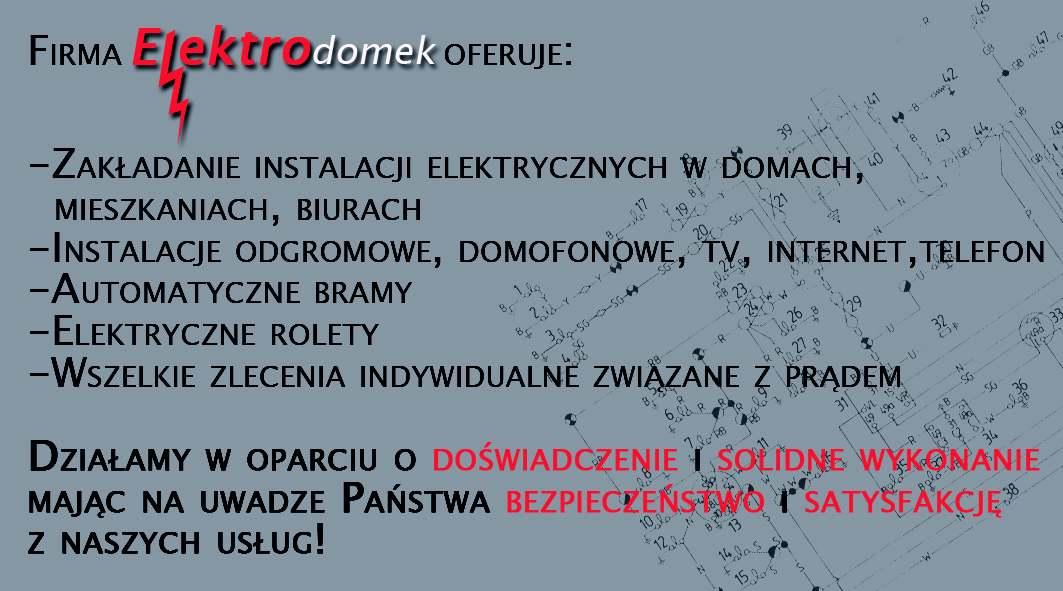 Elektryk instalacje wymiana / nowe, ŚWIĄTNIKI GÓRNE KOŁA KRAKOWA, małopolskie