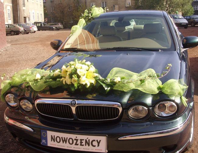 BUKIETY ŚLUBNE, Dekoracje auta weselnego, Gliwice, śląskie