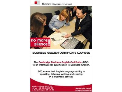 Kurs BEC - Business English Certificate 1 - kliknij, aby powiększyć