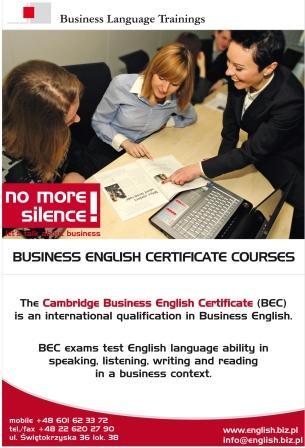 Kurs BEC - Business English Certificate 1