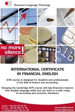 Kurs ICFE - Financial English 1