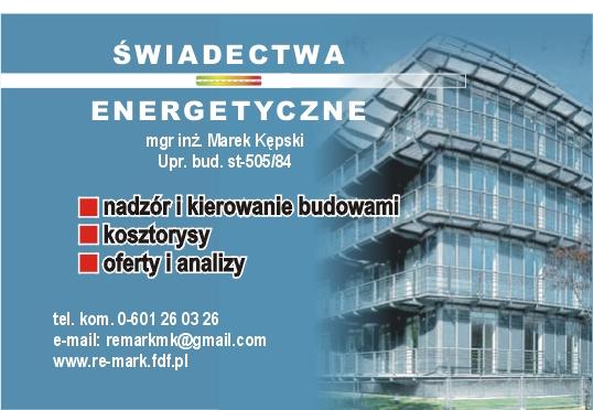 ŚWIADECTWA ENERGETYCZNE, mazowieckie