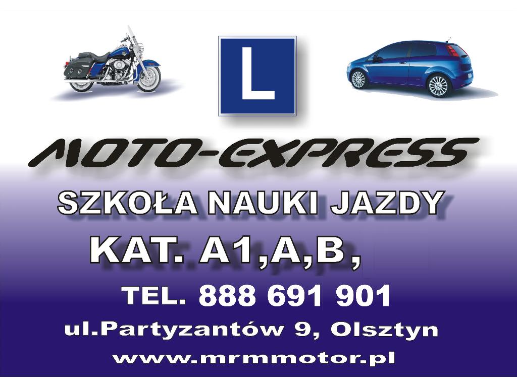 Moto Express Nauka Jazdy Olsztyn, warmińsko-mazurskie