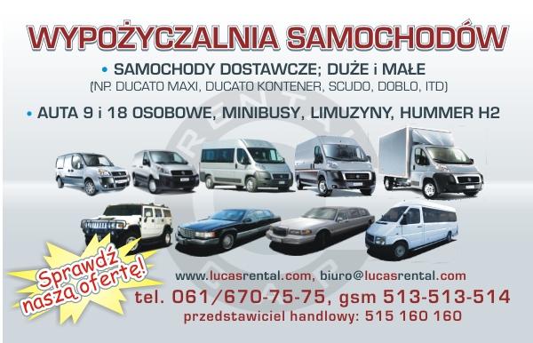 Lucas Car Rental - Wypożyczalnia samochodów dost, Poznań, wielkopolskie
