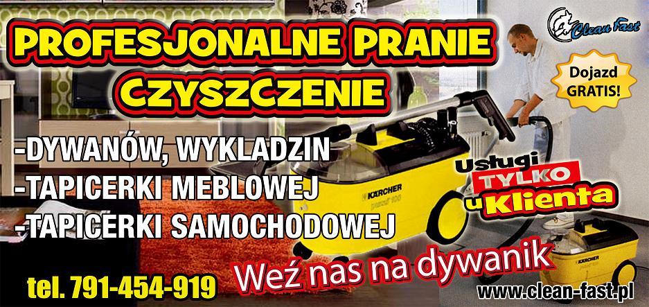 Profesjonalne pranie czyszczenie dywanów wykładzin