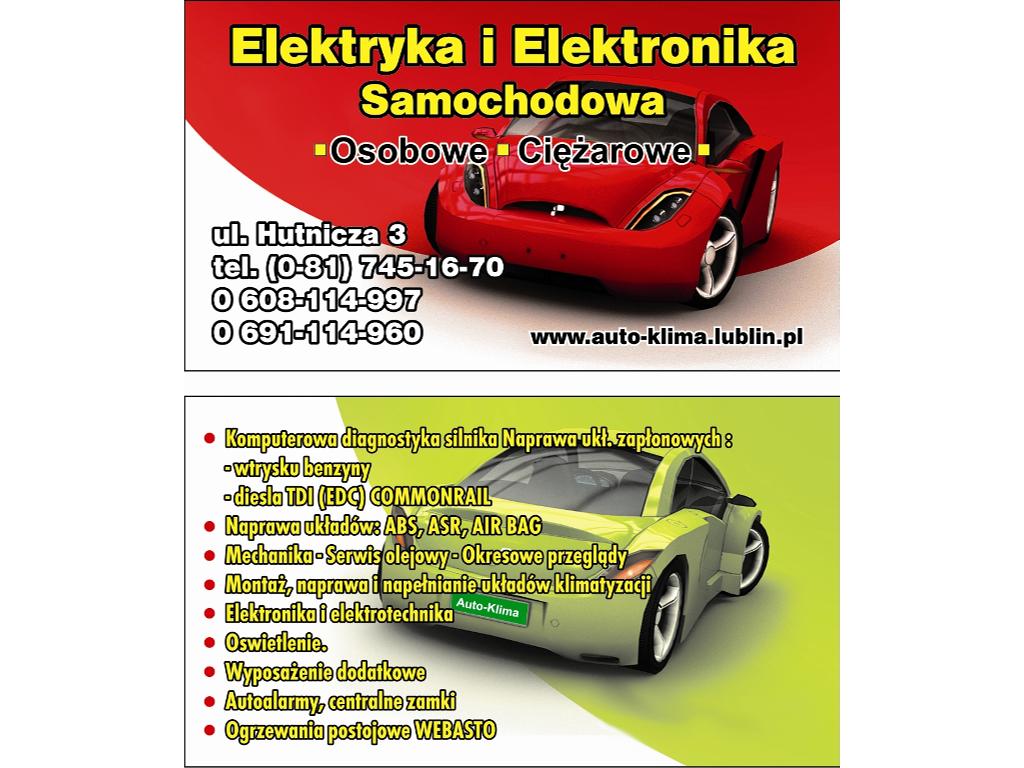 ELEKTRYKA I ELEKTRONIKA SAMOCHODOWA, Lublin, lubelskie
