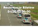 BILETY AUTOBUSOWE - REZERWACJA +48 500 55 66 00 , Chorzów, śląskie