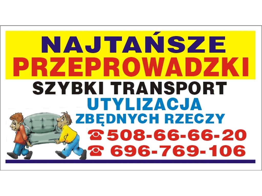 NAJTANSZE TAXI BAGAZOWE I PRZEPROWADZKI W KRAKOWIE, małopolskie