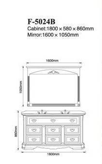 Ręcznie rzeźbiony komplet łazienkowy F-5024B, Gręzów, mazowieckie