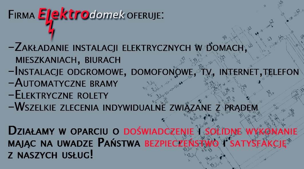 ELEKTRYK KRAKOW INSTALACJE NOWE / WYMIANY, KRAKÓW ,SWIĄTNIKI GÓRNE , małopolskie