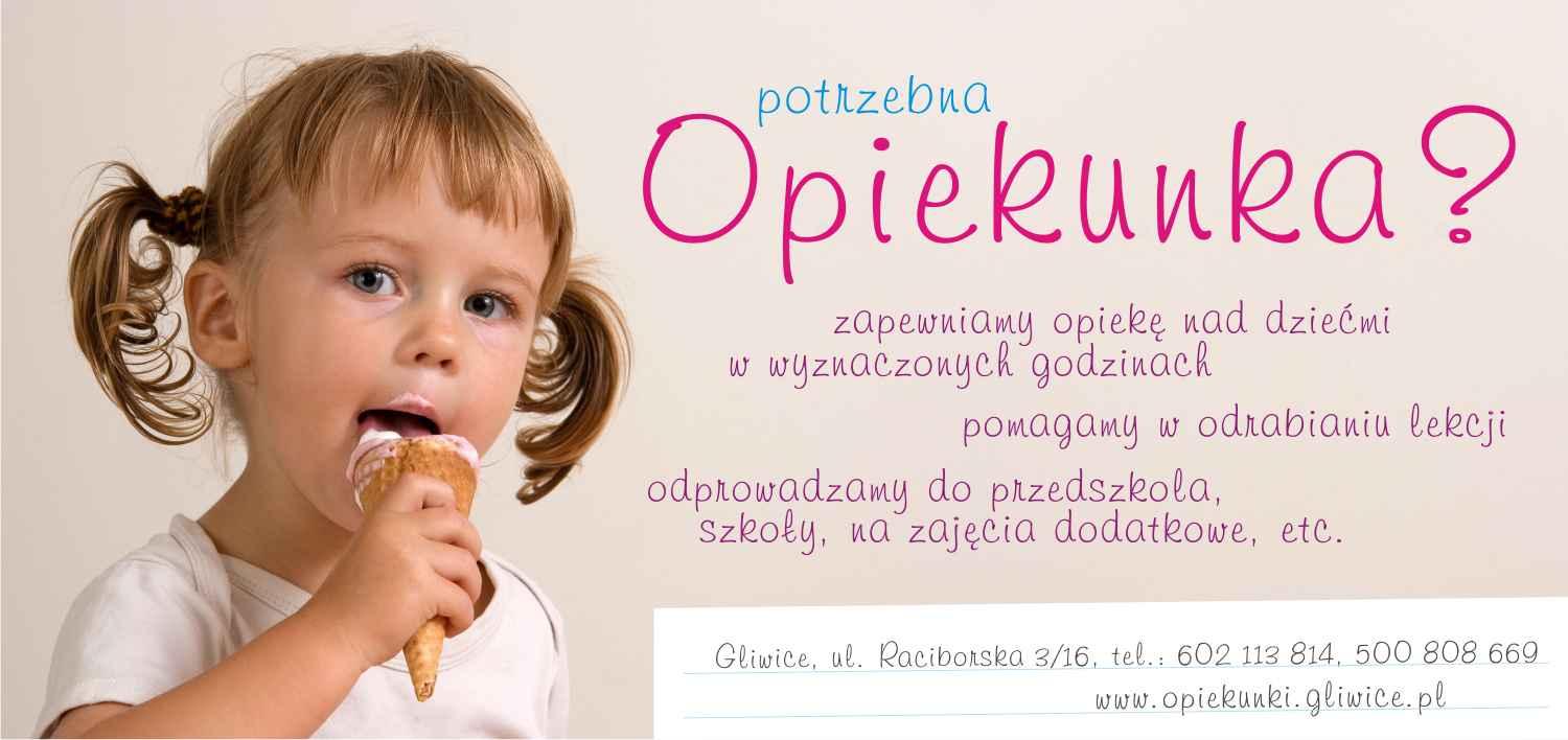 Doświadczone opiekunki dla dzieci, Gliwice, Zabrze, Katowice, śląskie