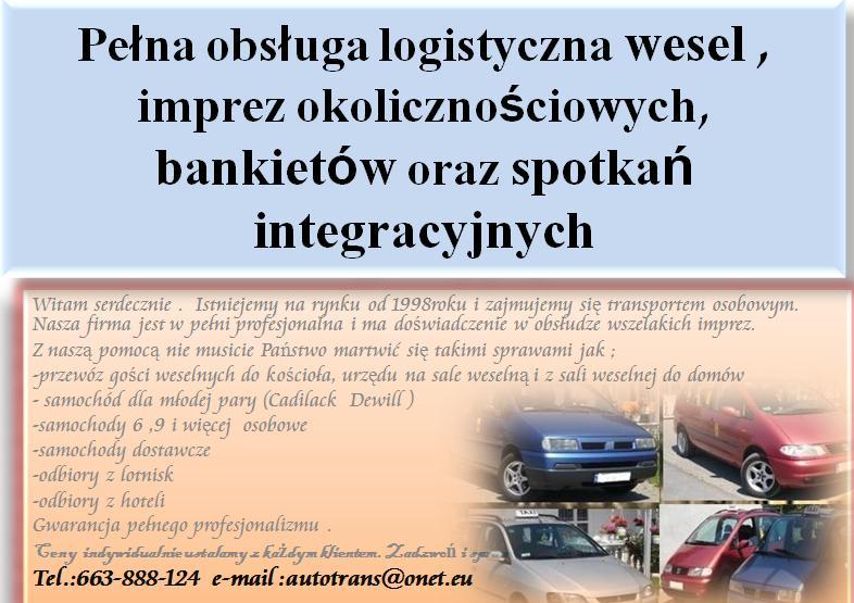 Transport gości weselnych PROMOCJA!!!!!!!!!!!!!, Kraków, małopolskie