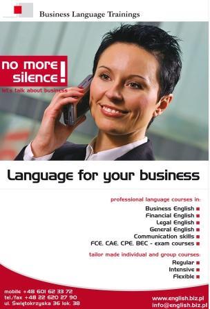 BUSINESS ENGLISH INTERMEDIATE, Warszawa, mazowieckie