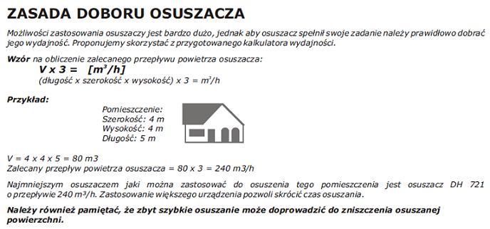 POCHŁANIACZ WILGOCI OSUSZACZ POWIETRZA MASTER DH , Poznan, wielkopolskie