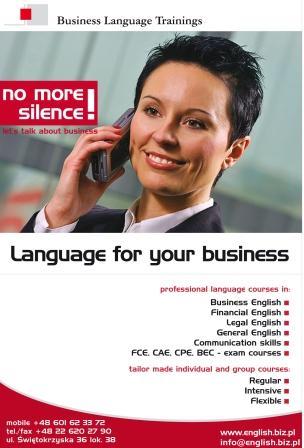 BUSINESS ENGLISH UPPER INTERMEDIATE, Wrocław, dolnośląskie