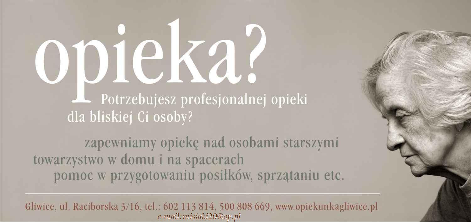 Agencja Opiekunek w Gliwicach, Gliwice,Katowice,Zabrze, śląskie