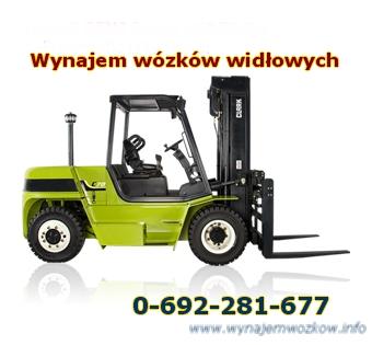 wynajem wozka widlowego