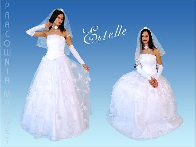 Suknia ślubna ESTELLE - kliknij, aby powiększyć