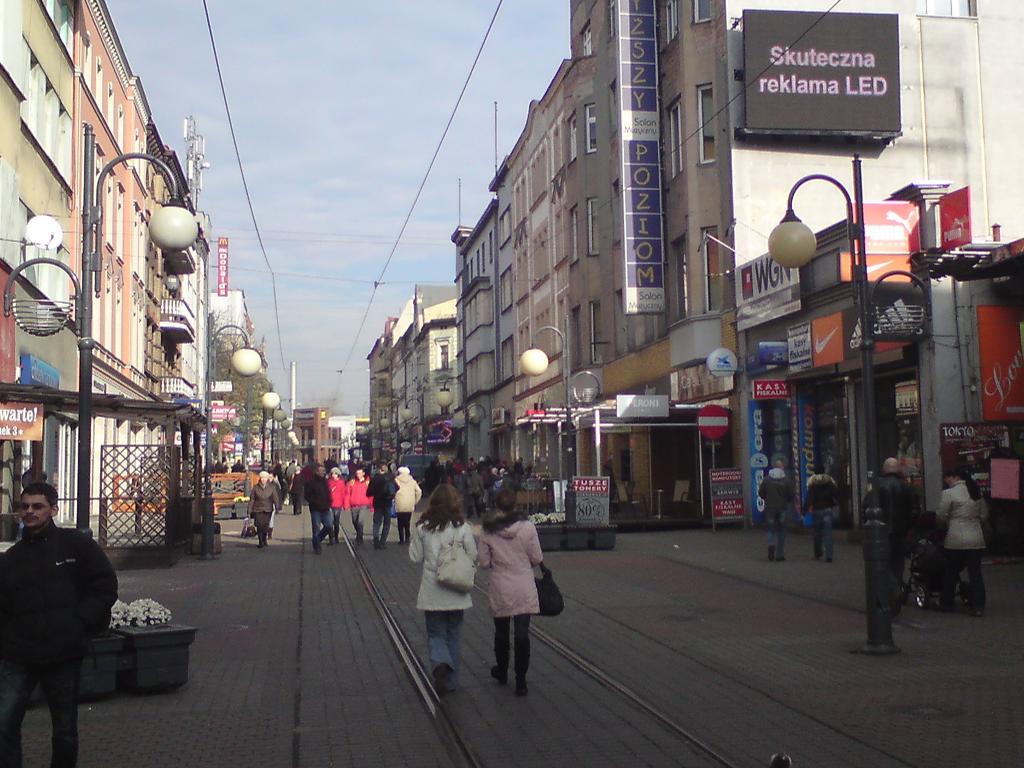 Reklama na Telebimie LED Chorzów ul.Wolności, śląskie