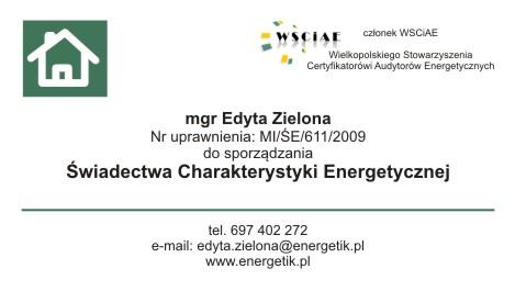 ŚWIADECTWO ENERGETYCZNE, Gorzów Wlkp, Srzelce Kraj, lubuskie