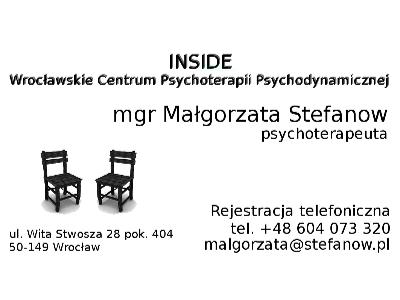 Psychoterapia Wrocław - kliknij, aby powiększyć