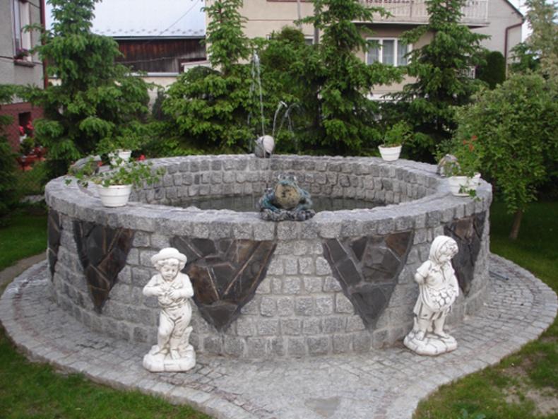 Ogrodzenia z kamienia elewacje z kamienia, Kluszkowce, małopolskie