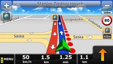 Szczegółowa mapa Polski MapaMap 6.3 for Becker - widok 3D