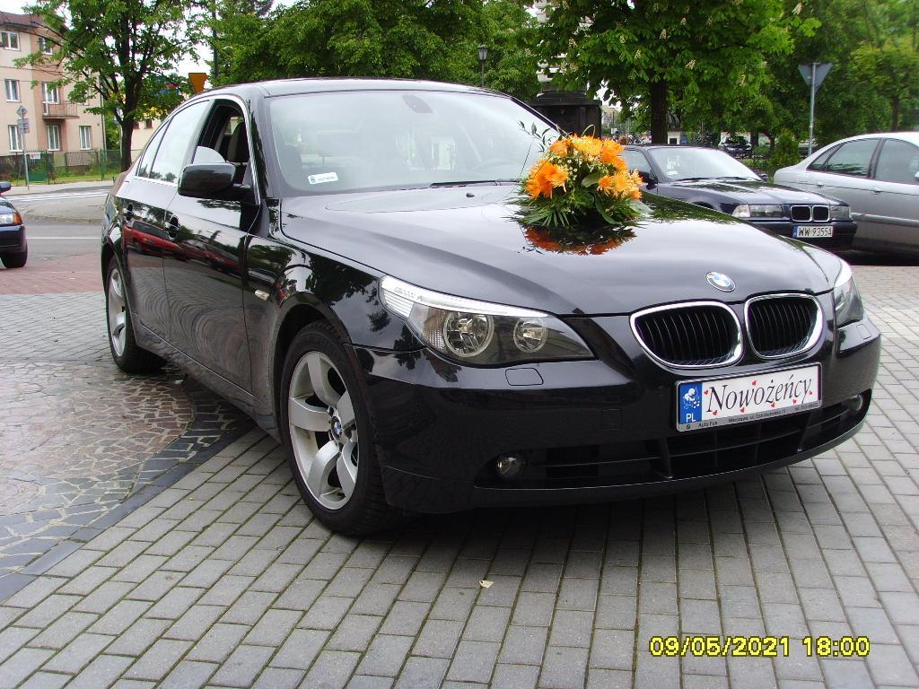 BMW 5   - NOWYM MODEL  E 60  -  ŚLUB  WESELE !!, Łódź, łódzkie