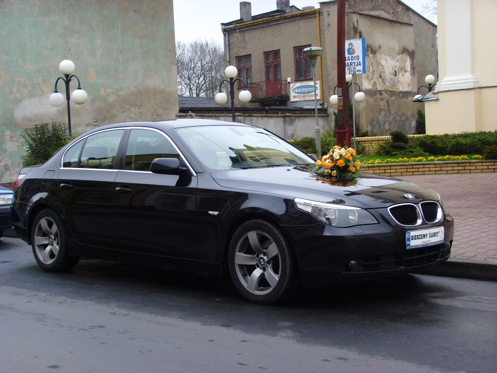 BMW 5   - NOWYM MODEL  E 60  -  ŚLUB  WESELE !!, Łódź, łódzkie