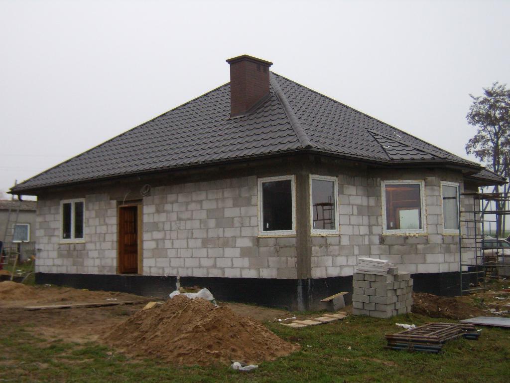 blachodachówka wykonana w grudniu 2008