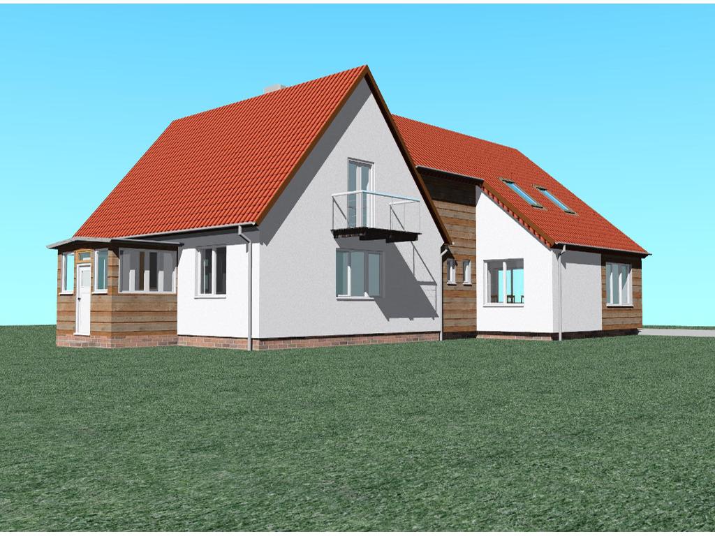 Rozbudowa domu jednorodzinnego w Elblągu