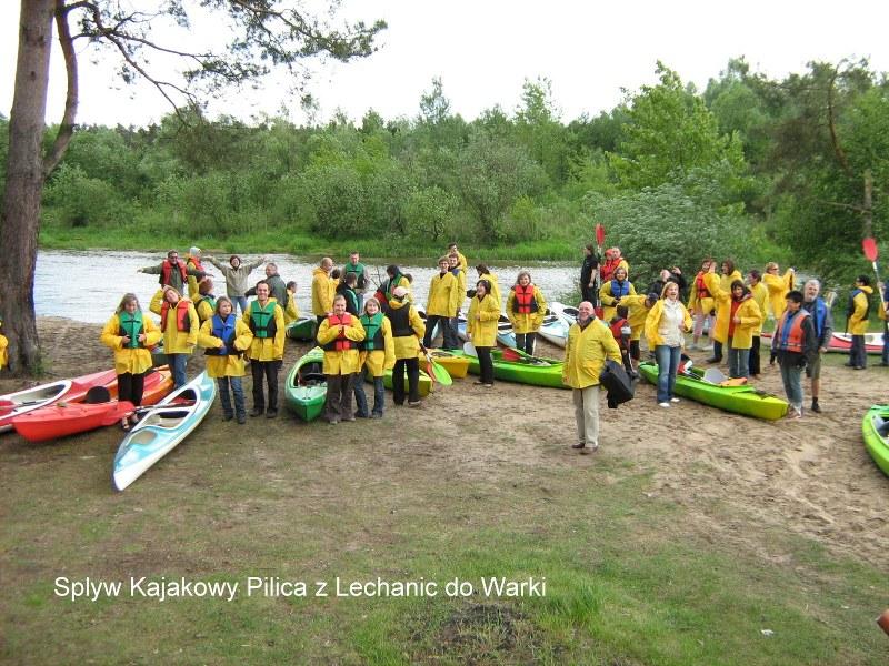 Spływ kajakowy Pilicą z Lechanic do Sielanki - 7km w 2h