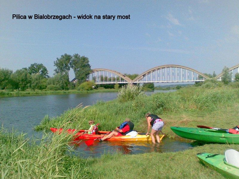 Spływ kajakowy Pilicą z Białobrzeg do Warki 29km, 8h