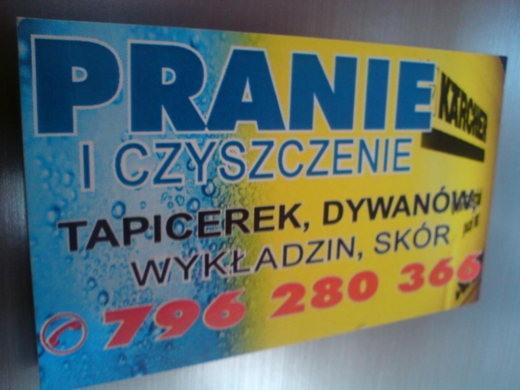 PRANIE DYWANÓW,WYKŁADZIN, TAPICERKI SAMOCHODOWEJ, STAROGARD GDAŃSKI, pomorskie