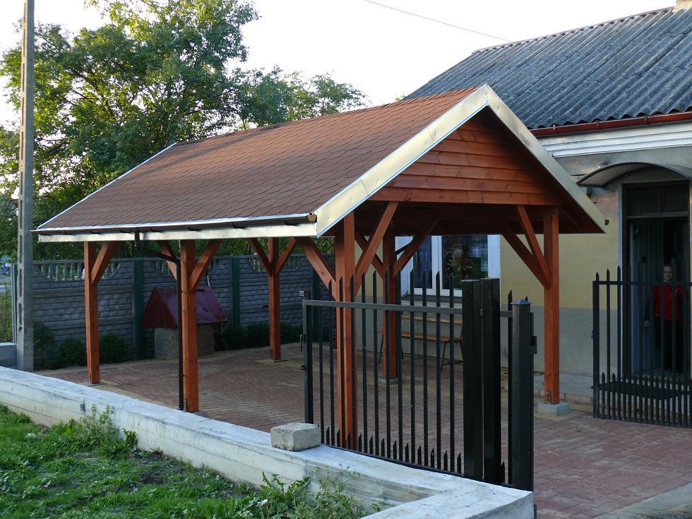 WIATA GARAŻOWA drewniana carport altana garaż