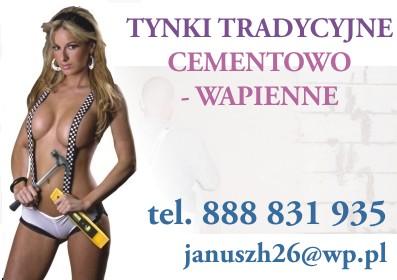 Tynki tradycyjne * cementowo-wapienne, Białystok, podlaskie