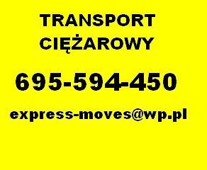 TRANSPORT CIĘŻAROWY 33 PALETY TCZEW, pomorskie