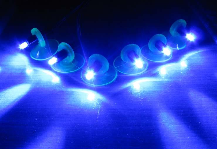 Nocne Oświetlenie Akwarium 6 LED + przyssawki, Krosno, podkarpackie