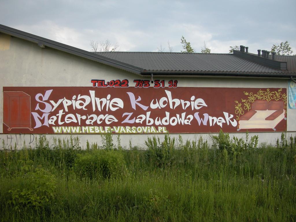 Reklama graffiti reklamowe Warszawa okolice, Sulejówek, Warszawa i okolice, mazowieckie
