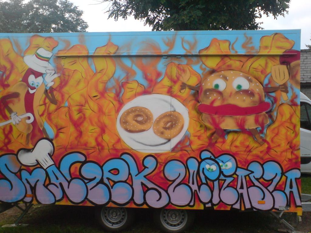 Reklama graffiti reklamowe Warszawa okolice, Sulejówek, Warszawa i okolice, mazowieckie