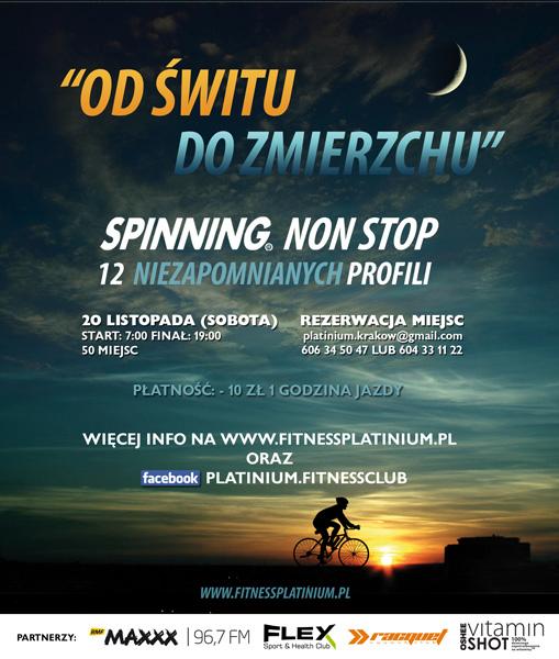 SPINNING non stop w Platinium Fitness!, Kraków, małopolskie