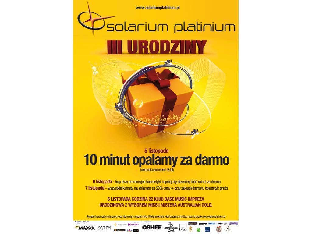 III Urodziny Solarium Platinium!, Kraków, małopolskie