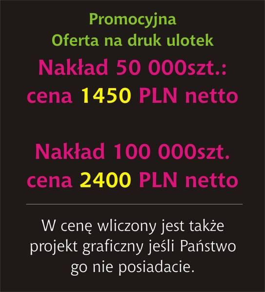 Projektowanie i druk ulotek, Kraków, małopolskie