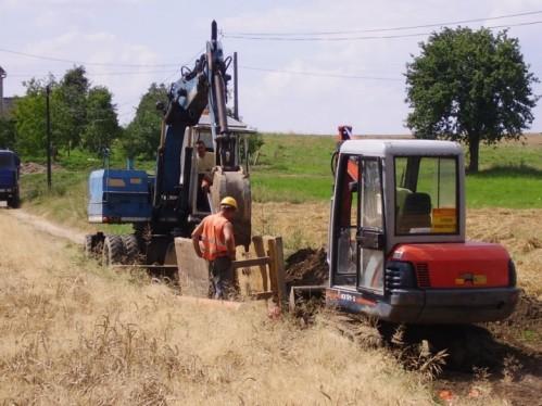 Zewnętrzne sieci kanalizacyjne i wodociągowe, Kluczbork, opolskie