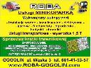 ROBA minikoparka, koparka, wykopy, transport , Gogolin , Krapkowice , Opole , Strzelce-opolskie, opolskie
