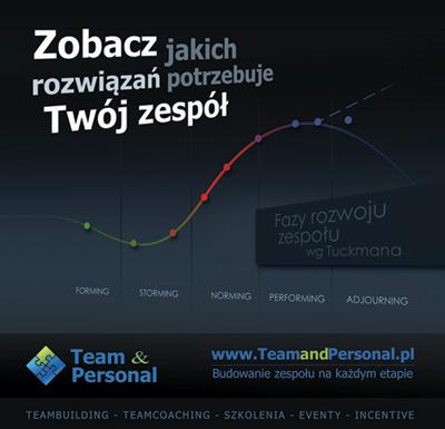 Team & Personal  Budowanie zespołu, eventy, Kraków, małopolskie