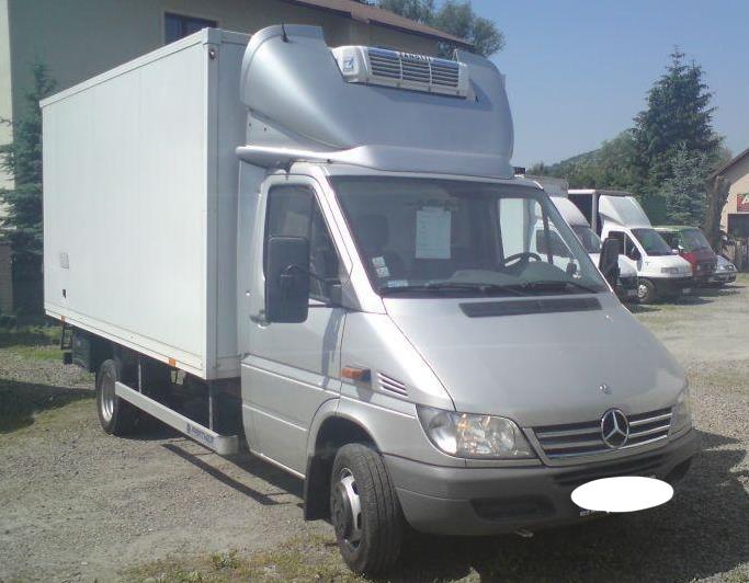 Mercedes sprinter 413CDI chłodnia, OC, AC, NW, OC przewoznika